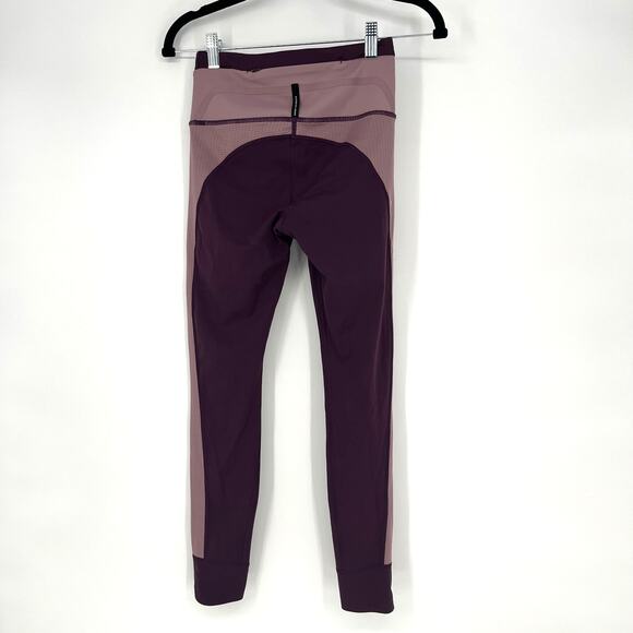 ATHLETA Allyson Felix Legend Mesh 7/8 Tight Agate Purple Pant Women's X-Small - Picture 3 of 13
